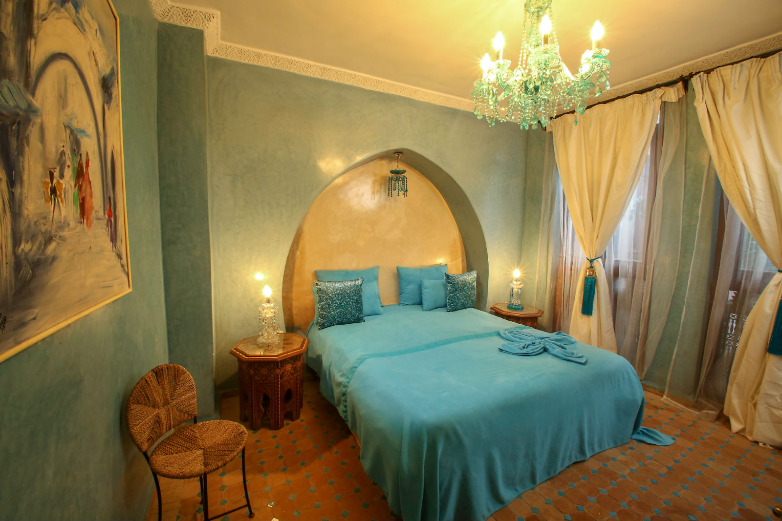 Chambre Turquoise